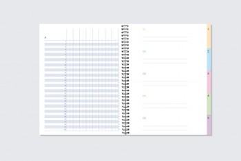 Agenda Additio P212 profesorado semana vista 16,5x21,5cm