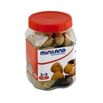 Bote 30 piezas frutos secos Miniland surtidos
