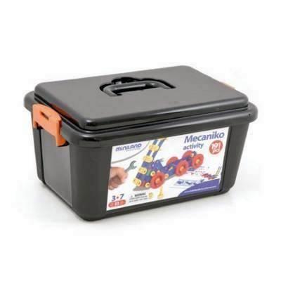 Maleta 191 piezas Miniland construcción mecánico