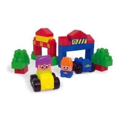 Set city 1 Miniland 2 coches 2 personajes y 36 piezas