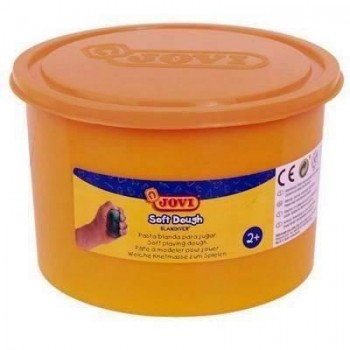 Bote pasta blanda para modelar Jovi Soft Dough Blandiver 110g naranja