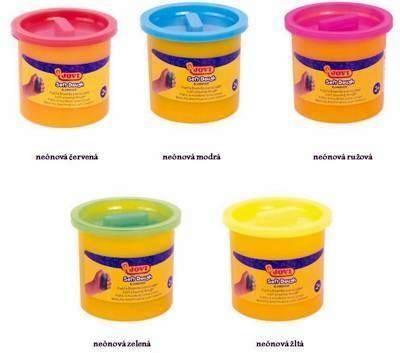 Bote pasta blanda para modelar Jovi Soft Dough Blandiver 110g azul flúor