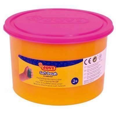 Bote pasta blanda para modelar Jovi Soft Dough Blandiver 460g magenta flúor