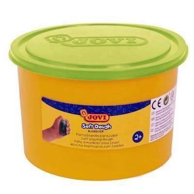 Bote pasta blanda para modelar Jovi Soft Dough Blandiver 460g verde flúor