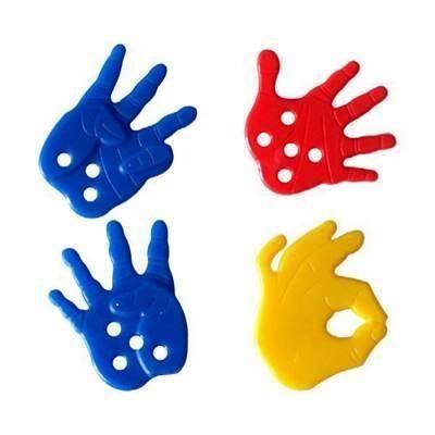 B.12 manos ensartables 10 cordones y 36 fichas Miniland