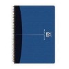 Bloc espiral Oxford 100430230 folio Essentials tapa cartón azul 80h 90g cuadros 4x4