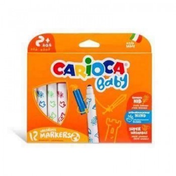 Rotulador Carioca Baby C/12 Colores 42814