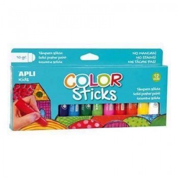 Témperas sólidas Apli Color Sticks 10g colores surtidos