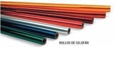 ROLLO DE CELOFAN CONTINUO 07X10 M COLOR ROJO