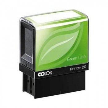 Sello automático Colop Printer 20 ecológico Green-line placa 14x38mm