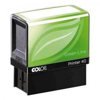 Sello automático Colop Printer 40 ecológico Green-line placa 23x59mm