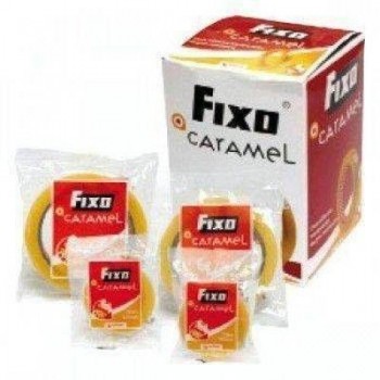 Rollo cinta adhesiva Fixo caramel