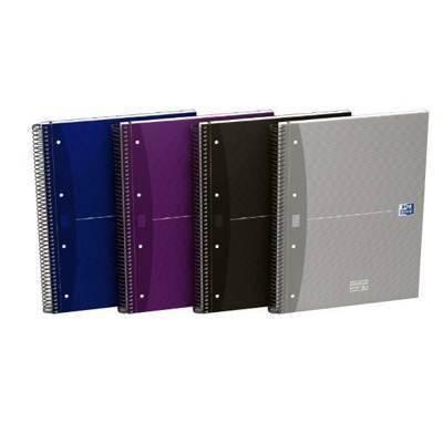 Bloc espiral microperforado Oxford 100430144 A4+ tapas extraduras 140h. cuadros 5x5