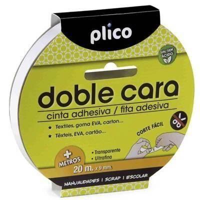 Cinta adhesiva doble cara Plico