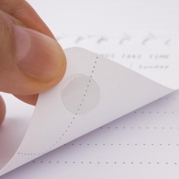 Gotas de silicona Apli 12871 dot puntos adhesivos removibles transparentes 64 unidades