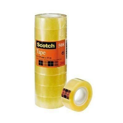 Rollo Cinta Scotch 33x19 C/8 508 Transparente