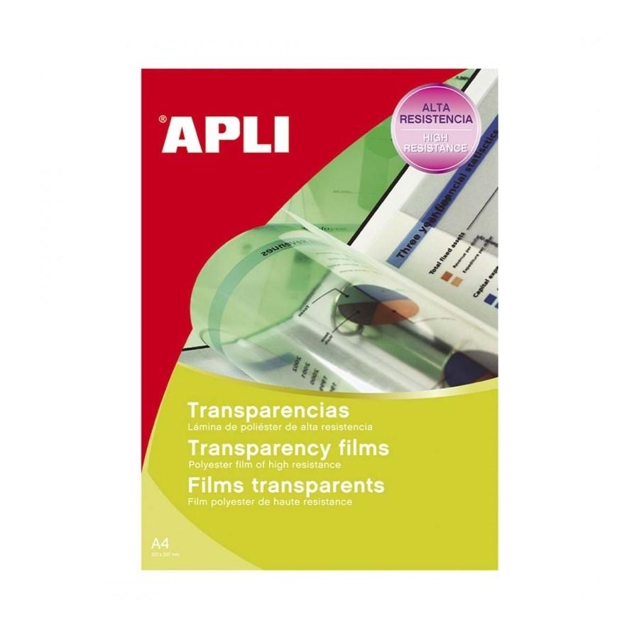 Transparencias Apli 00860 fotocopiadora 100 micras 100 hojas