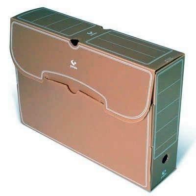 Caja Archivo Definitivo Grafoplas folio prolongado PP Marron 70908000