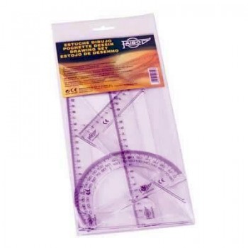 Juego Escolar 25CM Regla 30 804S15