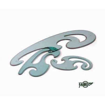 Plantillas curvas R241 juego de 3