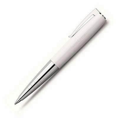 Bolígrafo Faber-Castell Loom piano blanco lacado
