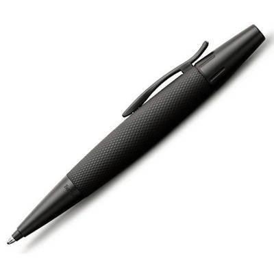 Bolígrafo Faber-Castell Emotion Pure Black cuerpo alumino negro trazo negro