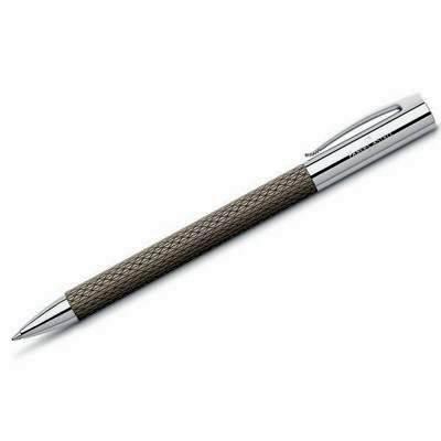 Bolígrafo Faber-Castell Ambition resina OpArt trazo M arena oscura