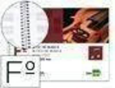 Block Musica Fº Pentagrama Apaisado 00739