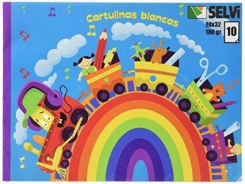 Block Manualidades Cartulina Blanca 301