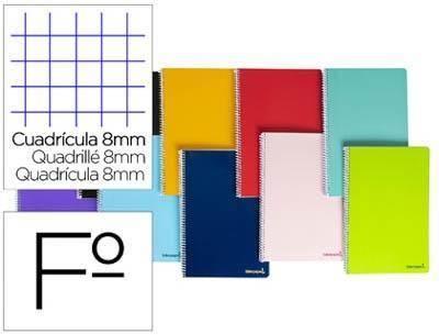 Block Liderpapel Fº 80H cuadros 8x8 BF-08 8197