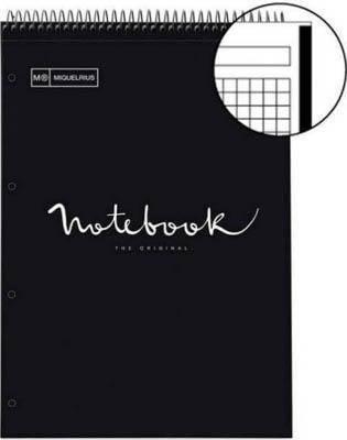 Block A4 80 hojas 90 gramos tapa forrada Miquel Rius emotions carton reporter negro 46085