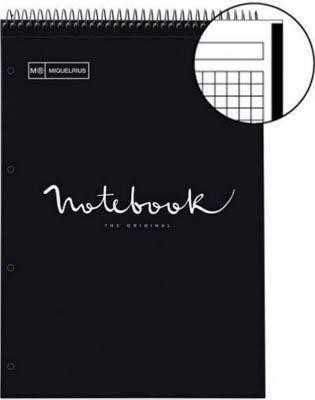 Block A4 80 hojas 90 gramos tapa forrada Miquel Rius emotions carton reporter negro 46085