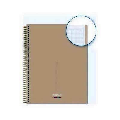 Block Ingraf A4 80 hojas 5x5 90 gramos tapa extradura crema 350741 soft Marrakech