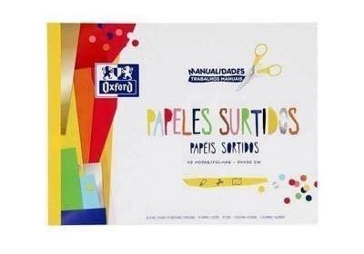 Bloc manualidades Oxford 400147987 A4 42H Papeles y colores surtidos
