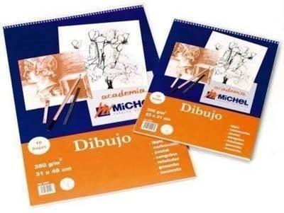 Block dibujo milan blanco 23x31 350gr 10 hojas 6300231