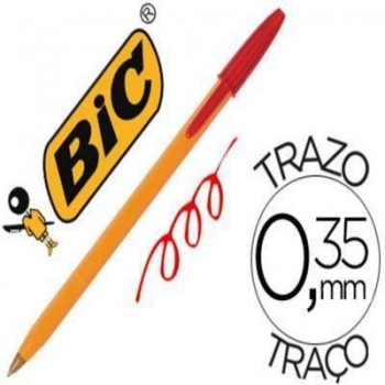Boligrafo Bic Naranja Rojo 8099241