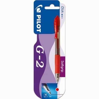 Pilot blister boligrafo G2 Rojo BG2R