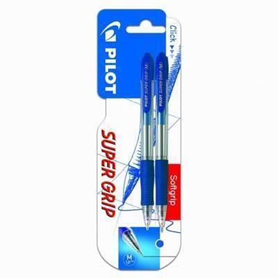 Pilot blister de 2 unidades boligrafo SuperGrip Azul BSGAA