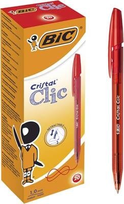 Boligrafo Bic Cristal Clic Negro