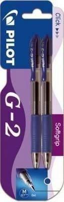 Blister boligrafo Pilot G-2 azul 2 unidades BG2AA