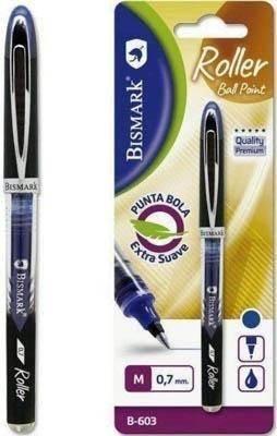 Boligrafo Bismark B-603 roller 0.7 azul blister 1 unidad 328033