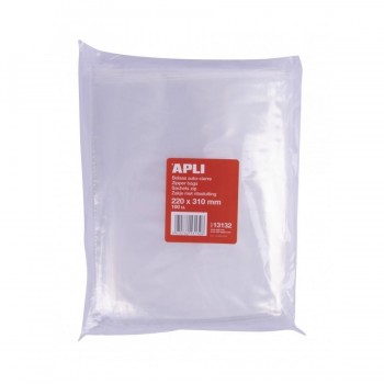 Bolsa autocierre Apli 100 unidades