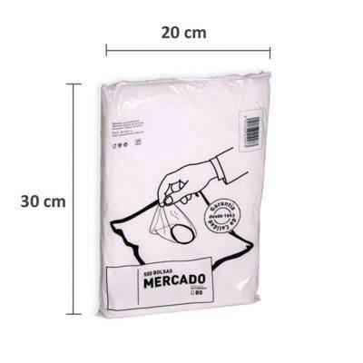 Bolsas Plastico 20X30 Paquete MERCADO