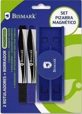 Borrador pizarra blanca Bismark magnetico + 2 rotuladores 327916