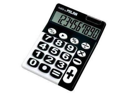 Calculadora Milan 150610KBL 10DIG. Negra