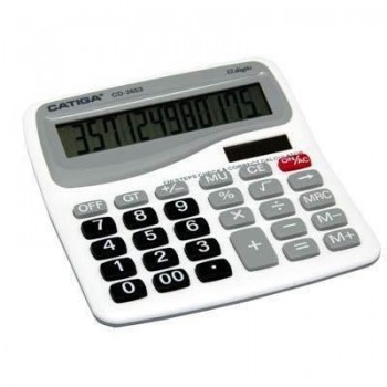 Calculadora Catiga CD2653-W 12 digitos blanco 318453