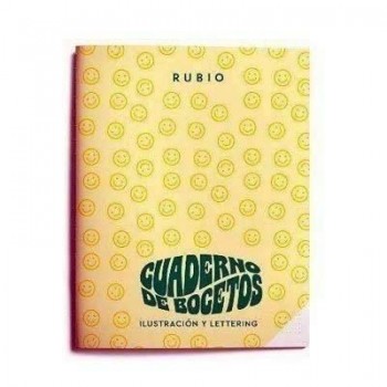 Cuaderno Rubio Lettering y bocetos 70 s