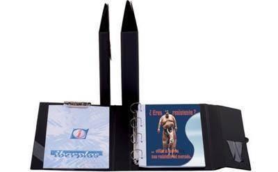 Carpeta de M-C Iberplas folio 4 anillas de 25MM. con solapa 8515M00