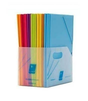Carpeta de Plastico Fº solapa Iberplas surtido 343FC90