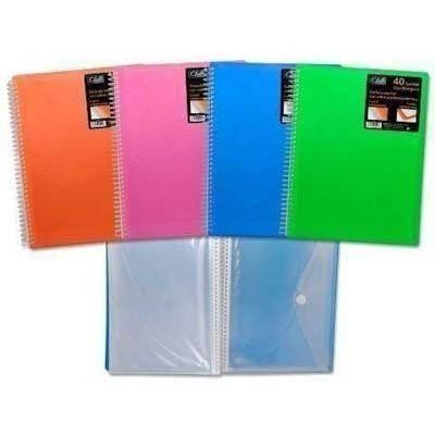 Carpeta de Fundas Poessa 40 fundas son sobre kanguro surtido transulido 319421